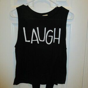 life is better laughing women's xs top